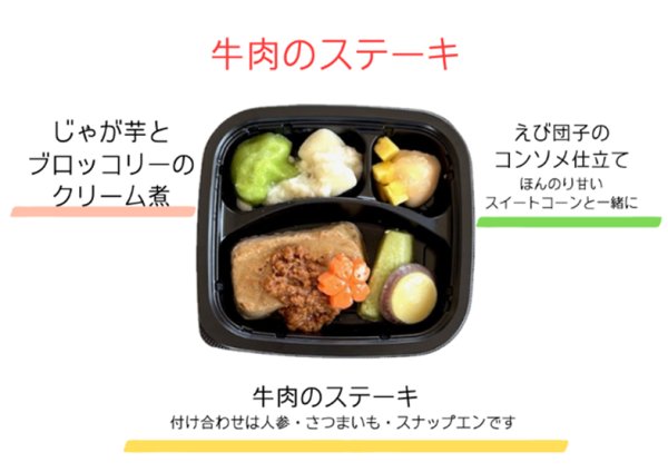 画像1: 牛肉のステーキ(ムース食) (1)