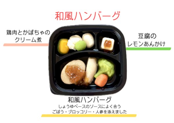 画像1: 和風ハンバーグ(ムース食) (1)